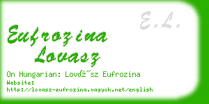 eufrozina lovasz business card